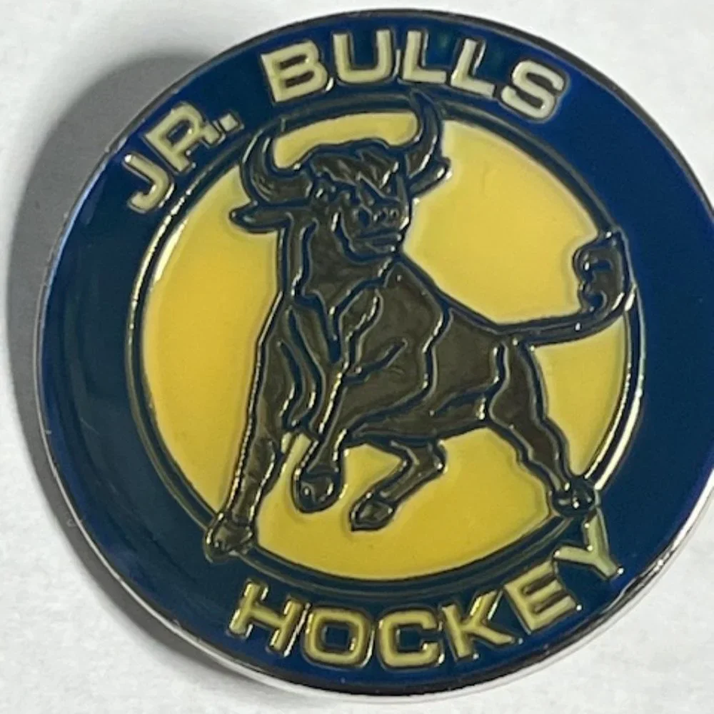 Jr. Bulls Youth Hockey Tampa, Florida Lapel Hat Pin 1